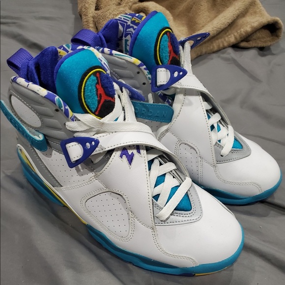 jordan 8 white aqua